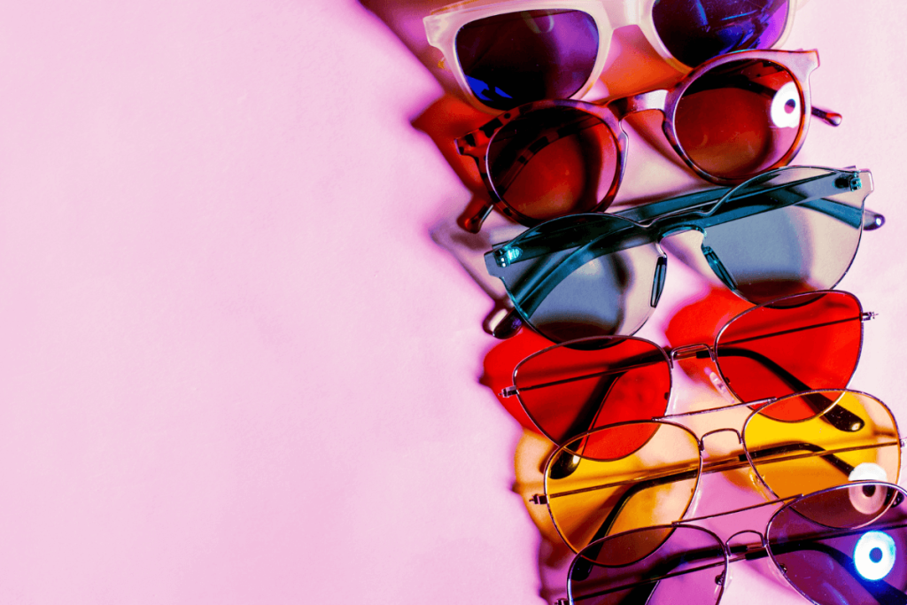 pairs of sunglasses
